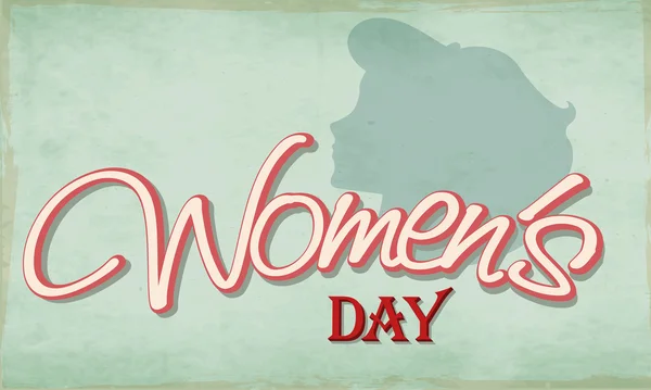 Poster of banner voor Happy Women's Day viering. — Stockvector