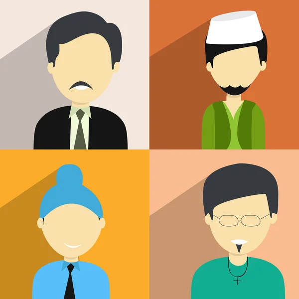 Concept of religion characters. — Stock Photo, Image