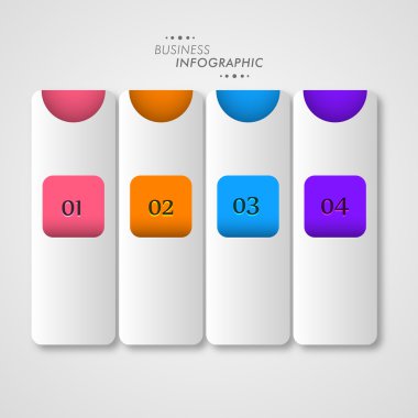 İş infographics kavramı.