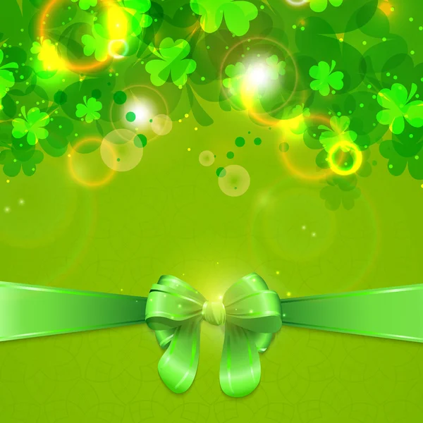 Grußkarte für die fröhliche Feier des St. Patrick 's Day. — Stockvektor
