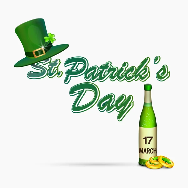 Happy St Patrick's Day firande koncept. — Stock vektor