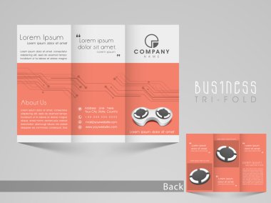Profesyonel panelli broşür, katalog ve flyerfor iş amacı.