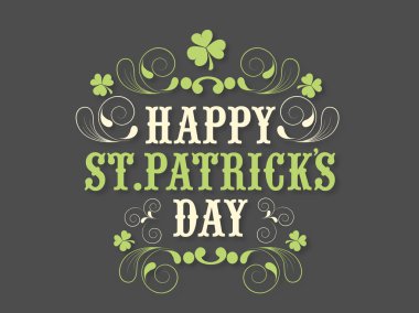 Posteri veya başlığı St. Patrick'ın günü kutlama için.