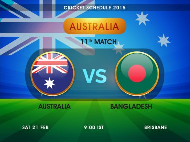 Kriket Dünya Kupası 2015 maç programı.