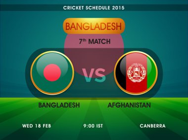 Bangladesh vs Afghanistan, Cricket match schedule 2015.