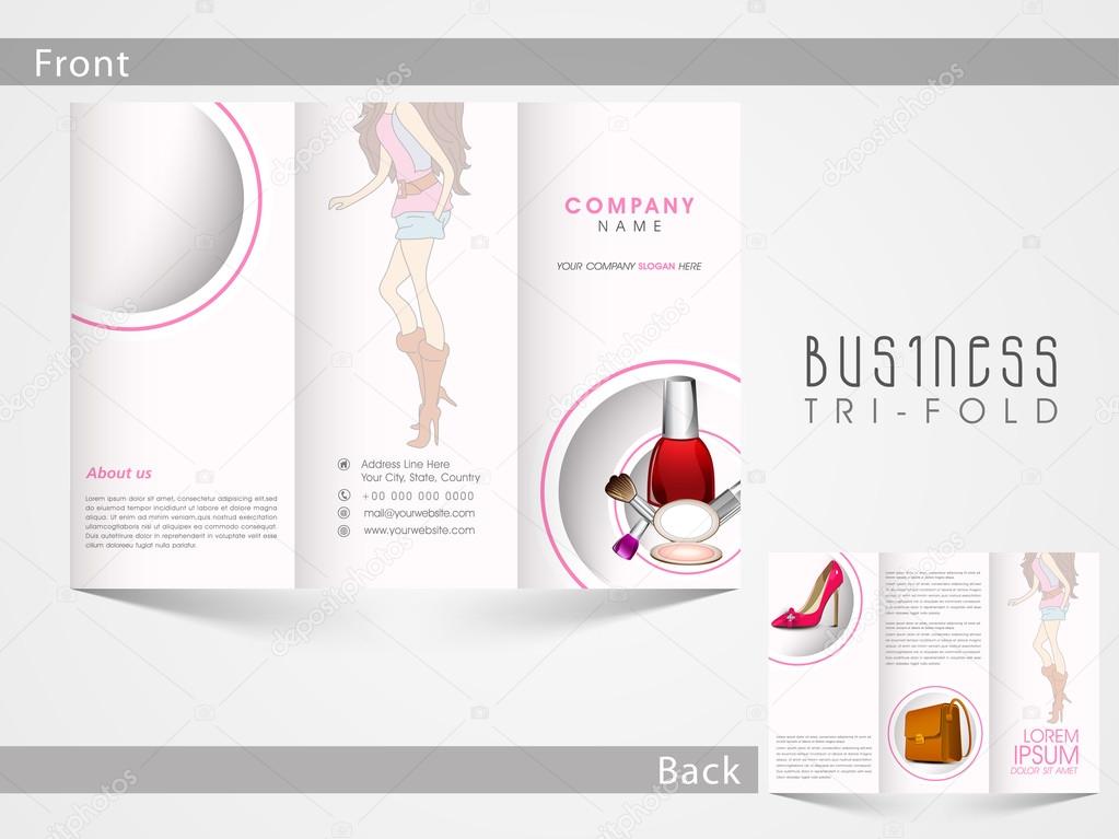 Creative fashion brand product catalog vector with photo