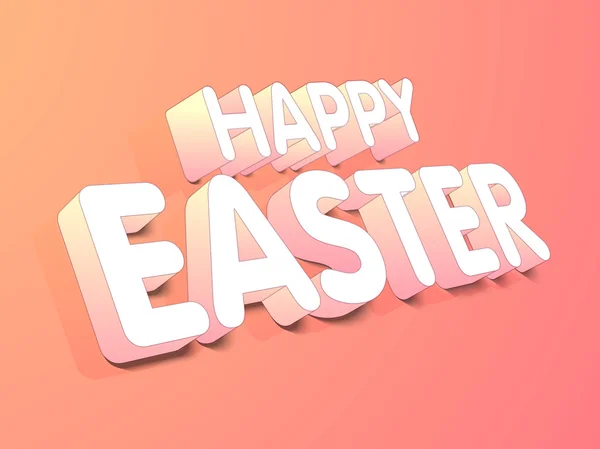 Happy Easter viering poster of het spandoek. — Stockvector