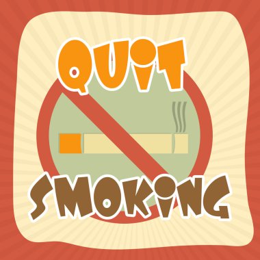 Poster, banner or flyer for No Smoking Day. clipart