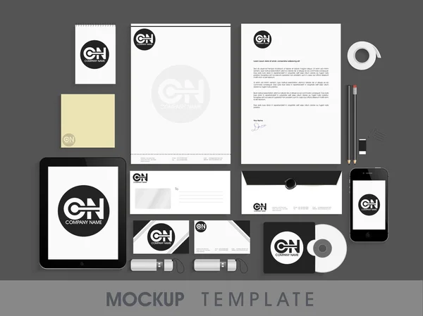 Stylish corporate identity kit for business. — Stock Vector
