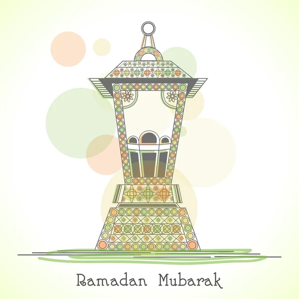 Ramadán kareem oslava — Stockový vektor