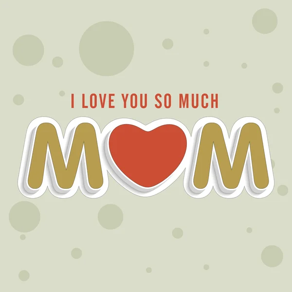 Happy Mother's Day viering. — Stockvector