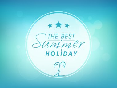 Etiket veya etiket yaz tatilleri kutlama.