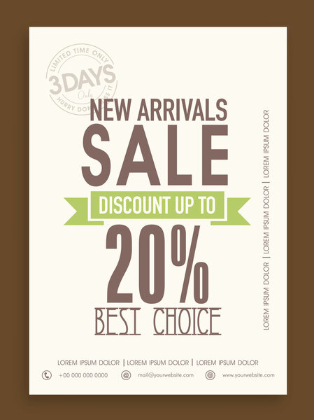 Poster, banner or flyer design for sale.