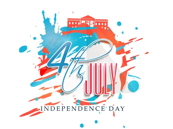 Americký den nezávislosti oslav. — Stockový vektor