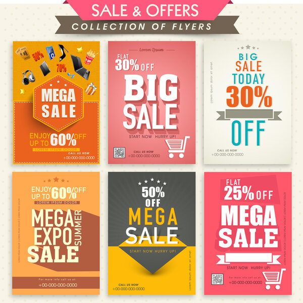 Collection of Sale Flyers.