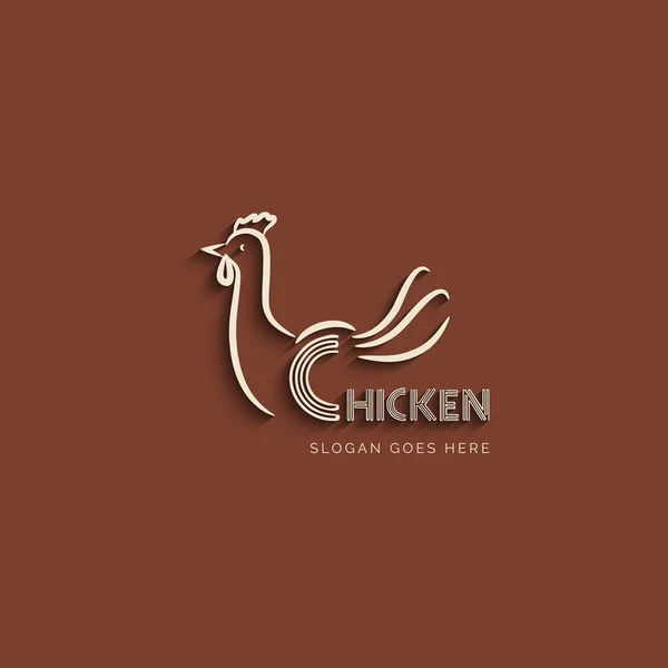 Símbolo de negocio para restaurante . — Vector de stock