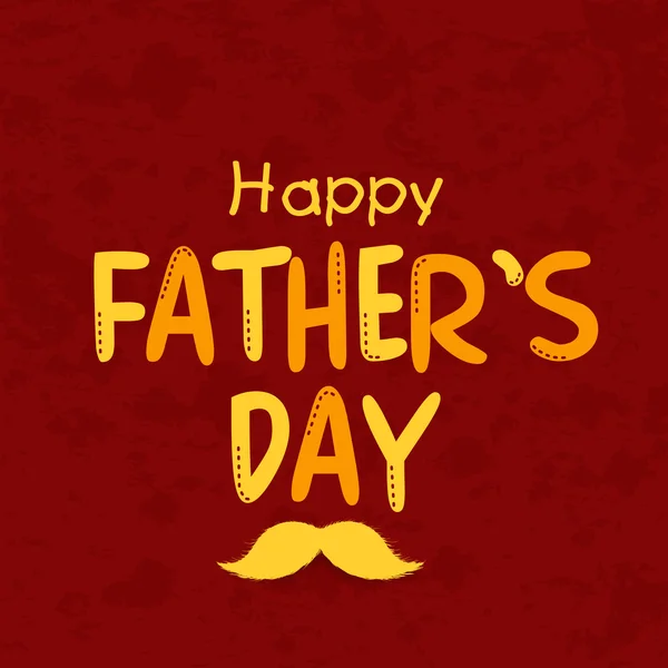 Greeting card eller Happy fars dag firande. — Stock vektor