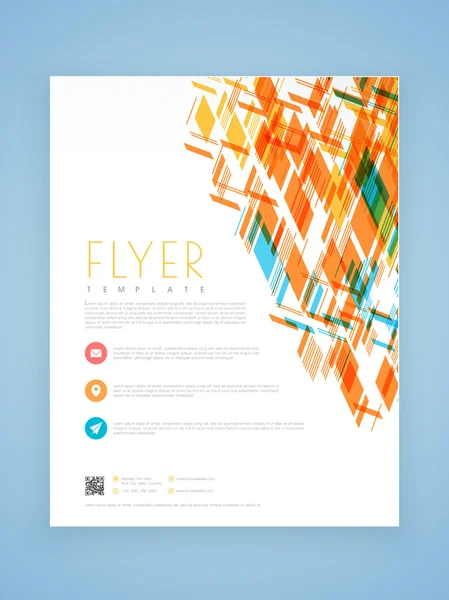 Business flyer, brochure of sjabloon ontwerp. — Stockvector