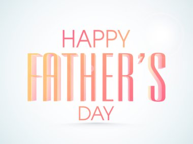 Poster, afiş veya mutlu Babalar günü el ilanı.