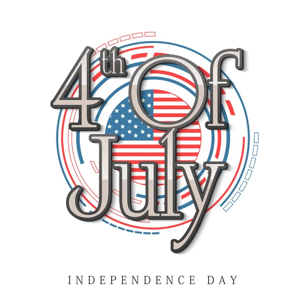 American Independence Day celebration. — Stock Vector