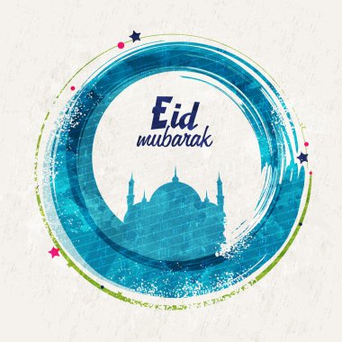Eid Mubarak kutlama Camii ile.