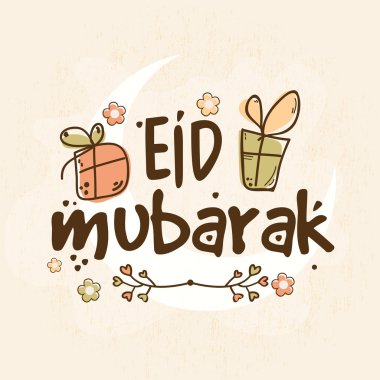 Bayram kutlaması tebrik kartı.