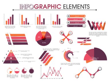 yaratıcı iş Infographic öğeleri.