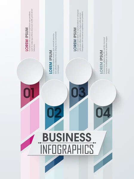 Elementos infográficos de negócios criativos . — Vetor de Stock