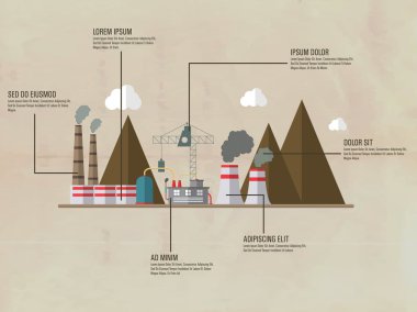 Ekoloji Infographic düzeni kaydetmek.