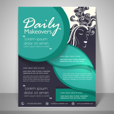 Stylish flyer, banner and template.