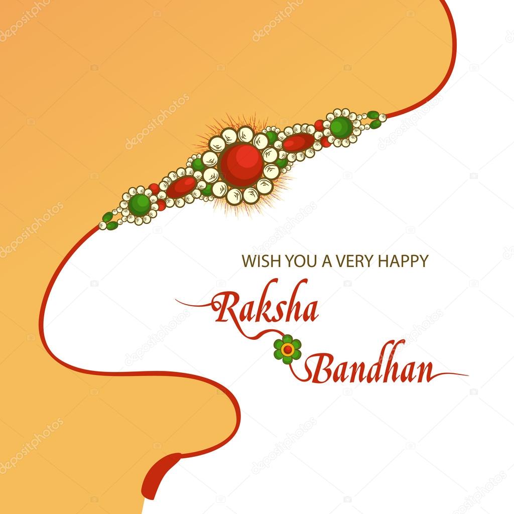 Greeting card for Raksha Bandhan celebration. Stock Vector Image by  ©alliesinteract #78040464