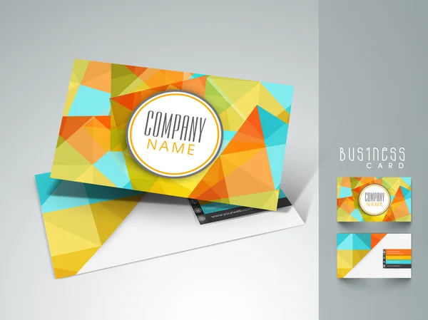 Abstract business card for your company. — Stockvector