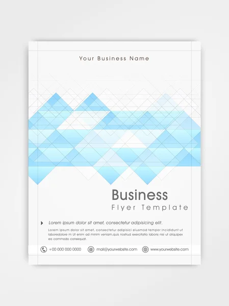 Business flyer, mall eller broschyr design. — Stock vektor