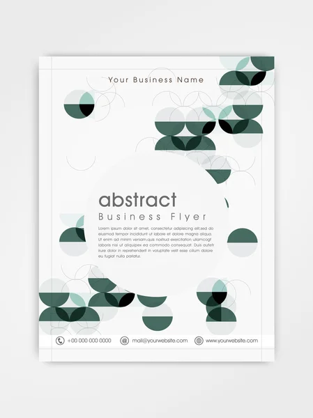 Business flyer, mall eller broschyr design. — Stock vektor