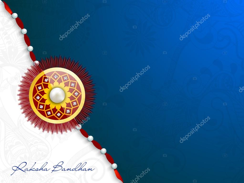 Beautiful rakhi for Raksha Bandhan celebration. Stock Vector Image by  ©alliesinteract #80187810