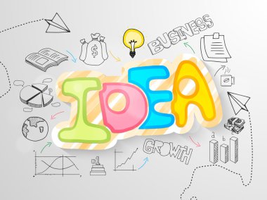 İş Infographic öğeleri kümesi.