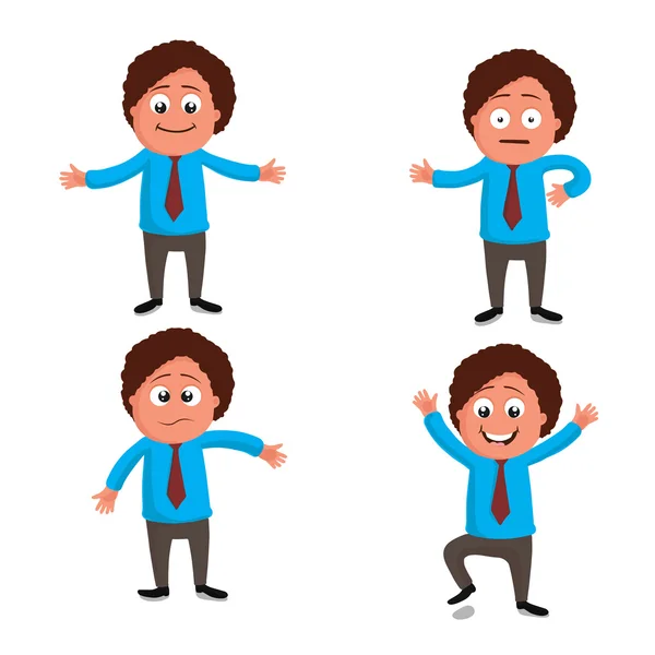 Joven hombre de negocios avatar . — Vector de stock