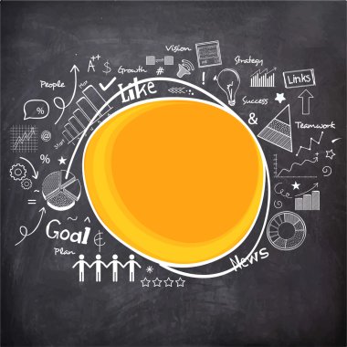 Creative business infographic layout with various elements.