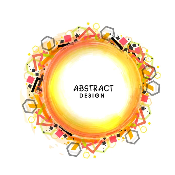 Creatief abstract ontwerp frame. — Stockvector