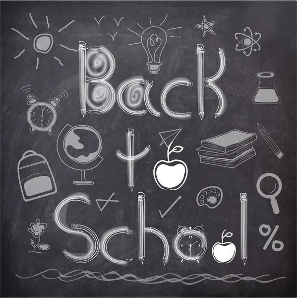 Ilustração criativa para Back to School . —  Vetores de Stock