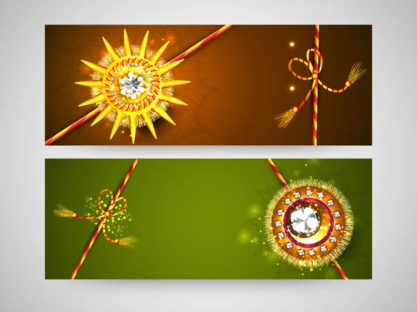 En-tête Web ou bannière pour Raksha Bandhan . — Image vectorielle