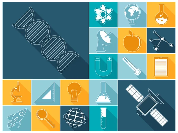 科学的标志和符号集. — 图库矢量图片