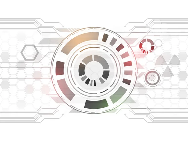 Antecedentes de tecnología abstracta. — Archivo Imágenes Vectoriales