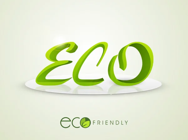 Creative globe for Ecology concept. — Stockvector