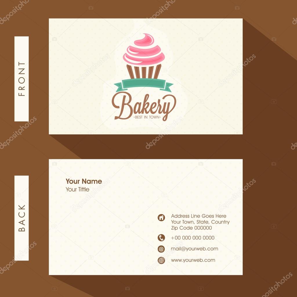 Business card for Bakery. Stock Vector by alliesinteract 81594218