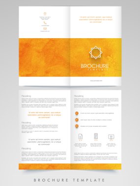 İş broşürü, şablon veya el ilanı tasarımı.