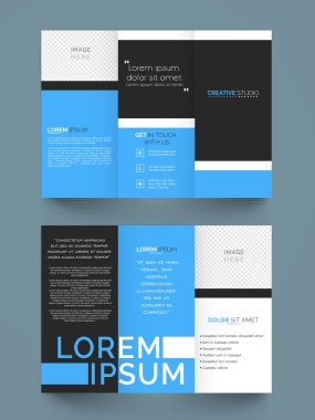 Şık panelli veya şablon tasarım.