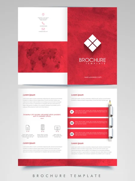 Creatieve Brochure, sjabloon of Flyer voor Business. — Stockvector
