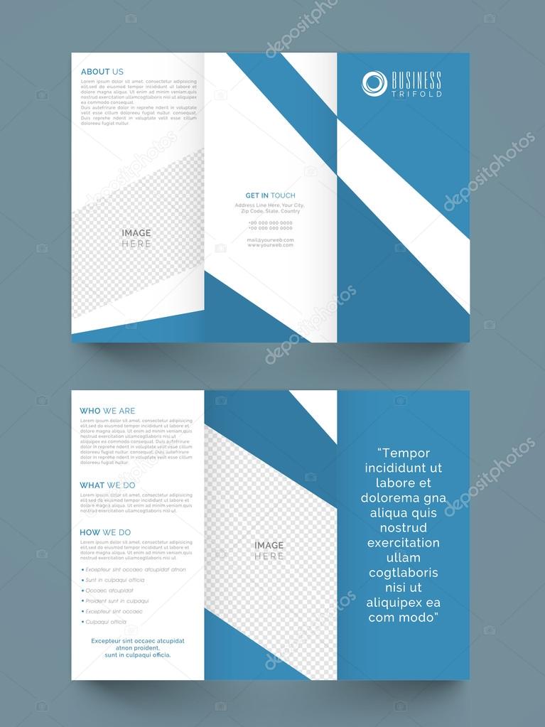 Stylish Trifold or Template design.