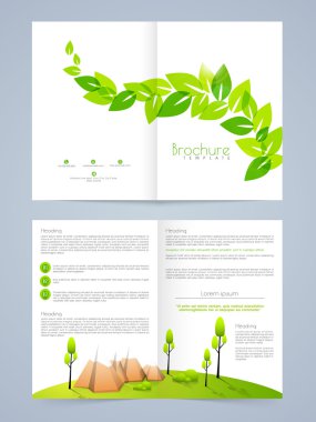 Stylish Nature Two page Flyer or Brochure design.